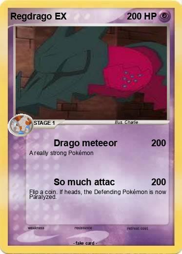 Pokemon Regdrago EX