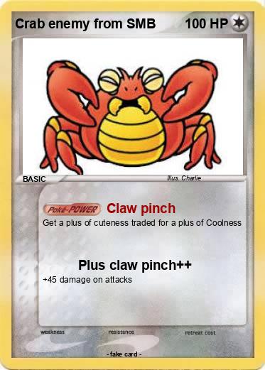 Pokemon Crab enemy from SMB