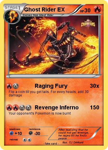 Pokemon Ghost Rider EX