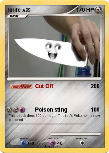 Pokemon knife