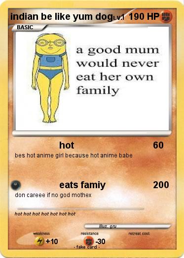 Pokemon indian be like yum dog