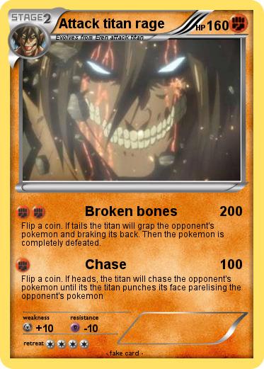 Pokemon Attack titan rage