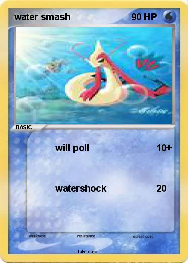 Pokemon water smash