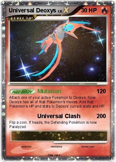 Pokemon Universal Deoxys