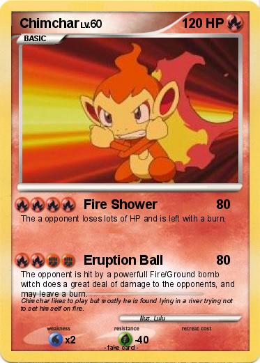 Pokemon Chimchar