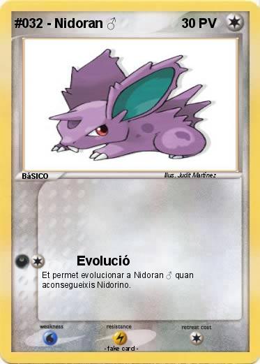 Pokemon #032 - Nidoran ♂