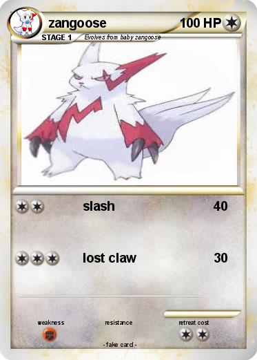 Pokemon zangoose