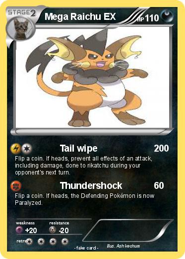 Pokemon Mega Raichu EX