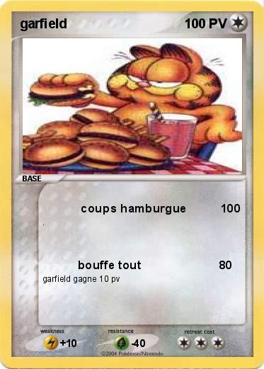 Pokemon garfield                                                                                                                   