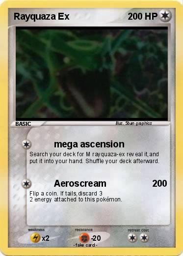 Pokemon Rayquaza Ex