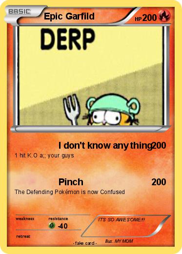 Pokemon Epic Garfild