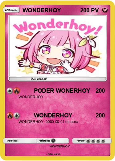 Pokemon WONDERHOY