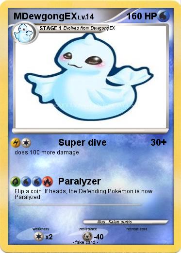 Pokemon MDewgongEX