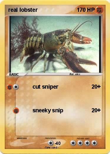 Pokemon real lobster