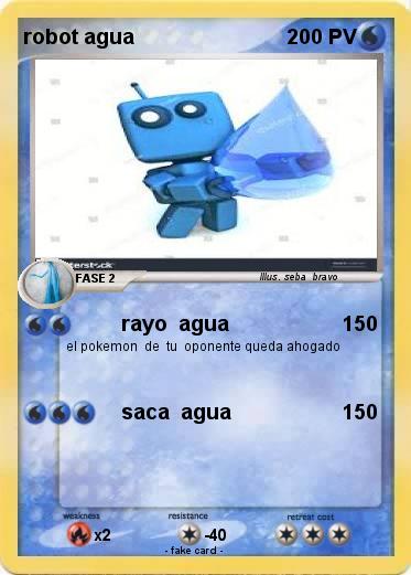 Pokemon robot agua