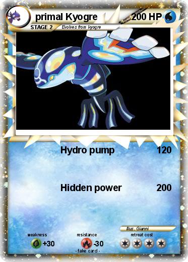 Pokemon primal Kyogre