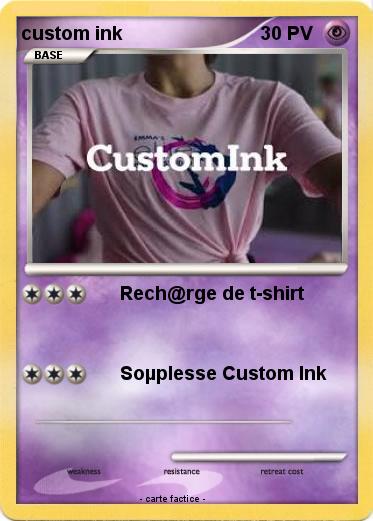 Pokemon custom ink