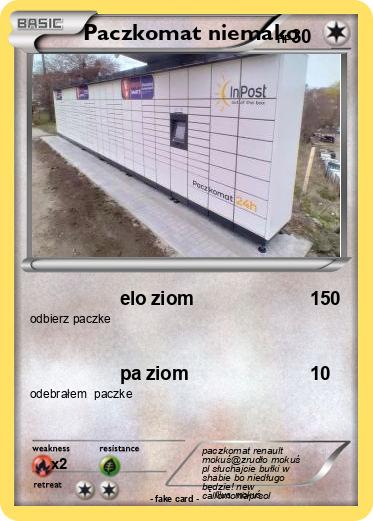 Pokemon Paczkomat niemako