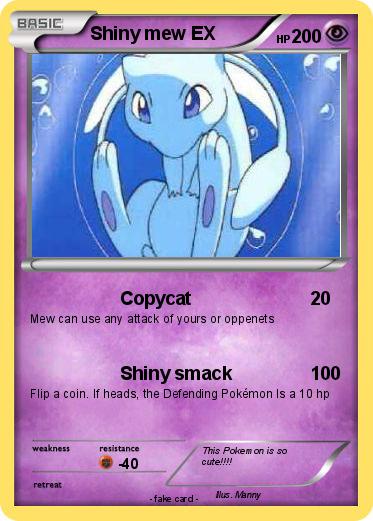 Pokemon Shiny mew EX