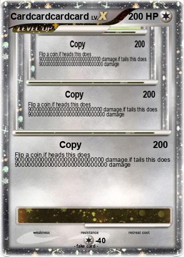 Pokemon Cardcardcardcard
