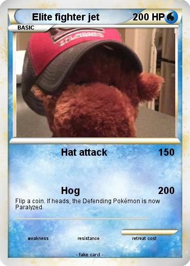 Pokemon Elite fighter jet