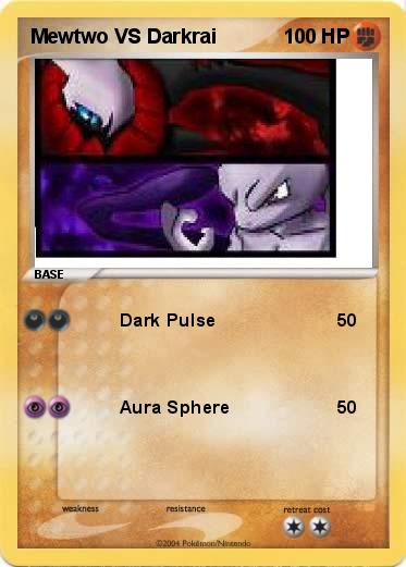 Pokemon Mewtwo VS Darkrai