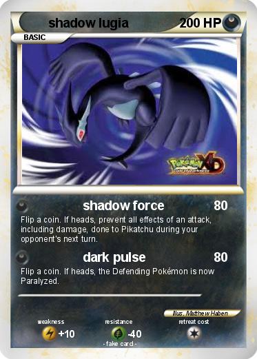 Pokemon shadow lugia