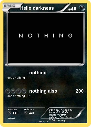 Pokemon Hello darkness