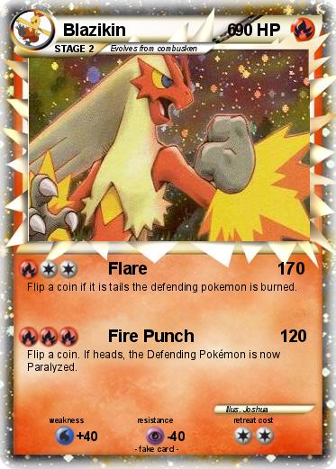 Pokemon Blazikin                      6