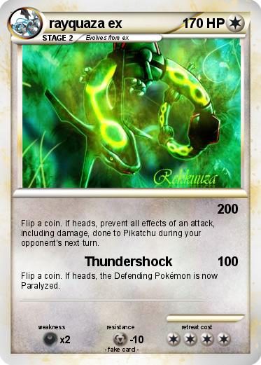 Pokemon rayquaza ex