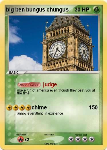 Pokemon big ben bungus chungus