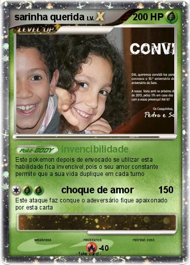 Pokemon sarinha querida