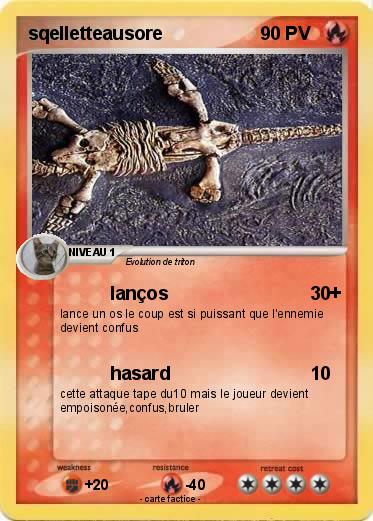 Pokemon sqelletteausore
