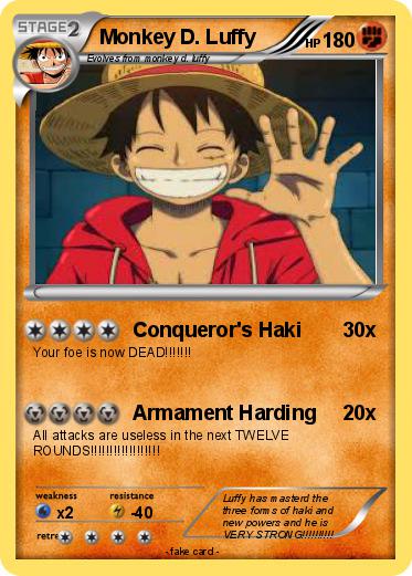 Pokemon Monkey D. Luffy