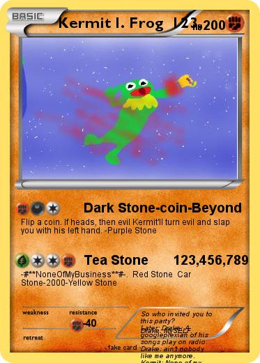 Pokemon Kermit I. Frog  123,