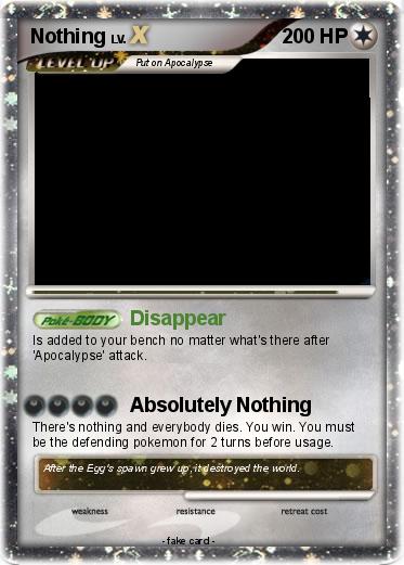 Pokemon Nothing