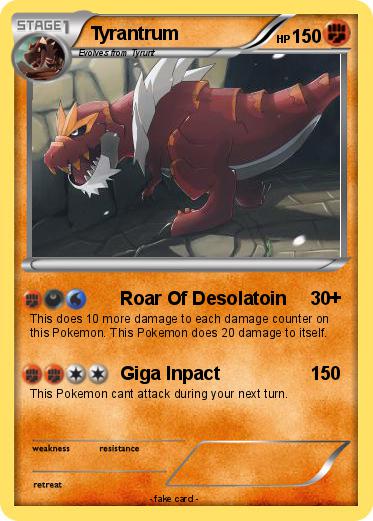 Pokemon Tyrantrum