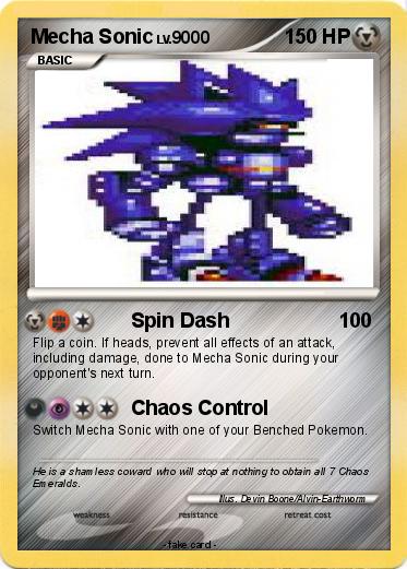 Pokemon Mecha Sonic