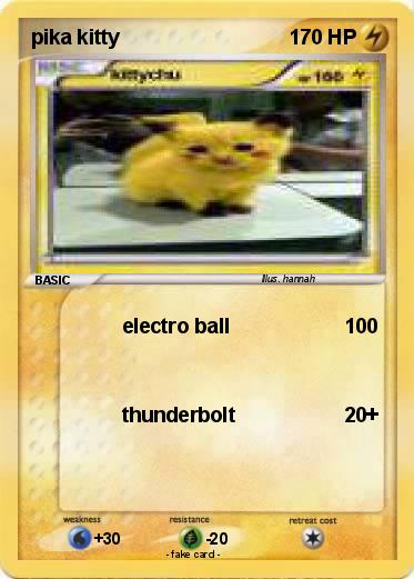 Pokemon pika kitty