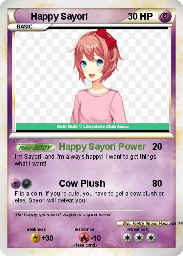 Pokemon Happy Sayori