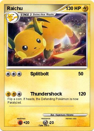 Pokemon Raichu