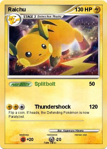 Pokemon Raichu