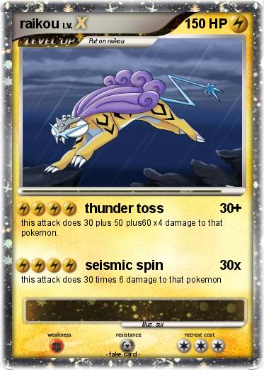 Pokemon raikou