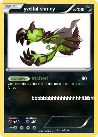 Pokemon yveltal shniey