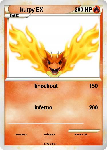 Pokemon burpy EX