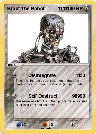 Pokemon Broot The Robot          1111