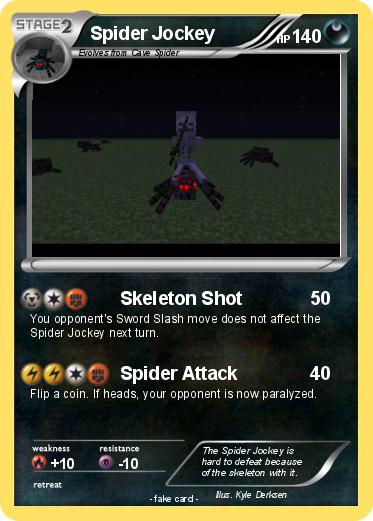 Pokemon Spider Jockey