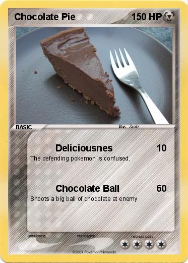 Pokemon Chocolate Pie