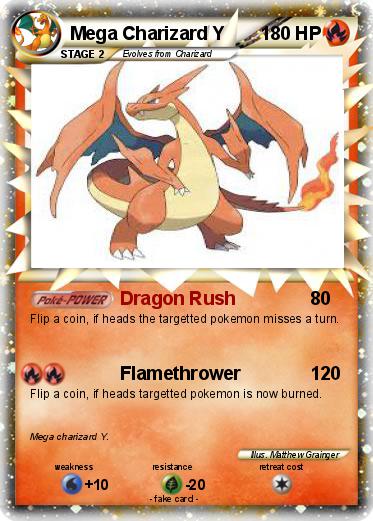 Pokemon Mega Charizard Y