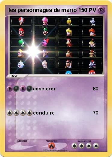 Pokemon les personnages de mario 